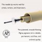 1 Pcs Black Pigma Micron Pen Waterproof Hand-Drawn Design Sketch Needle Pen Fineline Pen Supplies - 