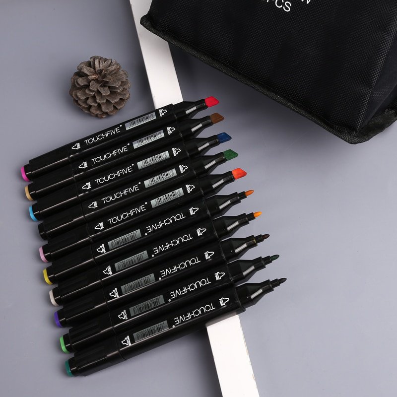 Touchfive Color Art Markers Set Dual Headed Artist