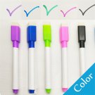5/8Pcs/lot Colorful black School classroom Whiteboard Pen Dry White Board Markers Built In Eraser St