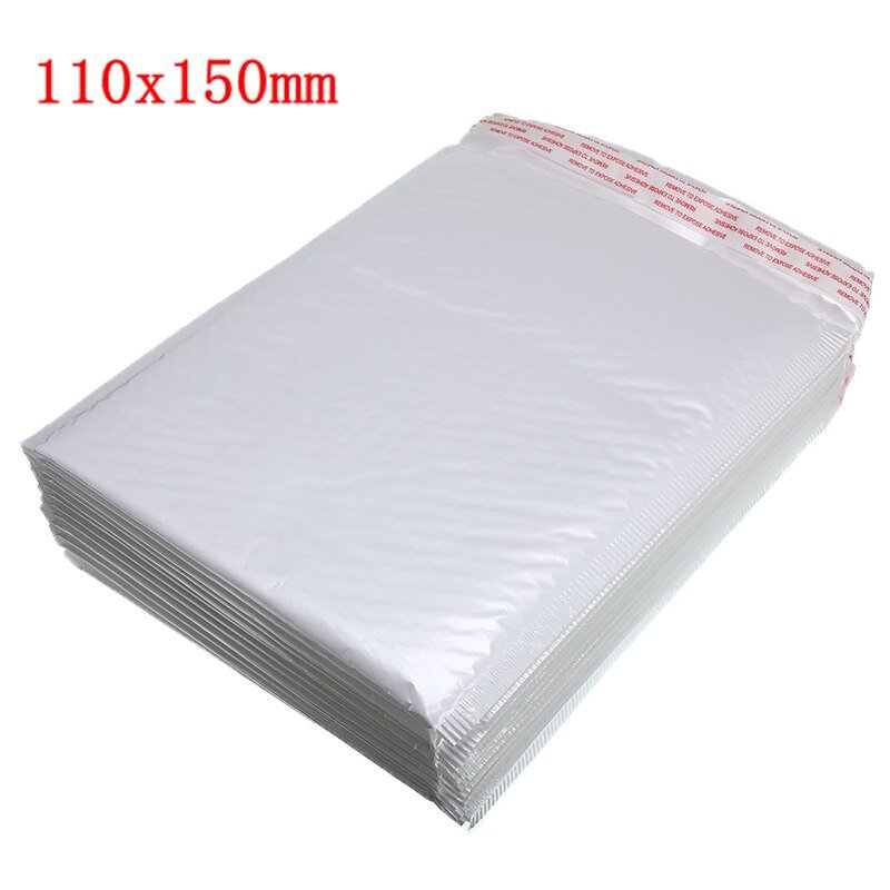 50 PCS/Lot White Foam Envelope Bags Self Seal Mailers Padded Shipping Envelopes With Bubble Mailing 