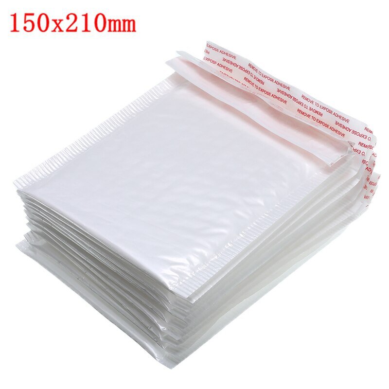 50 PCS/Lot White Foam Envelope Bags Self Seal Mailers Padded Shipping Envelopes With Bubble Mailing