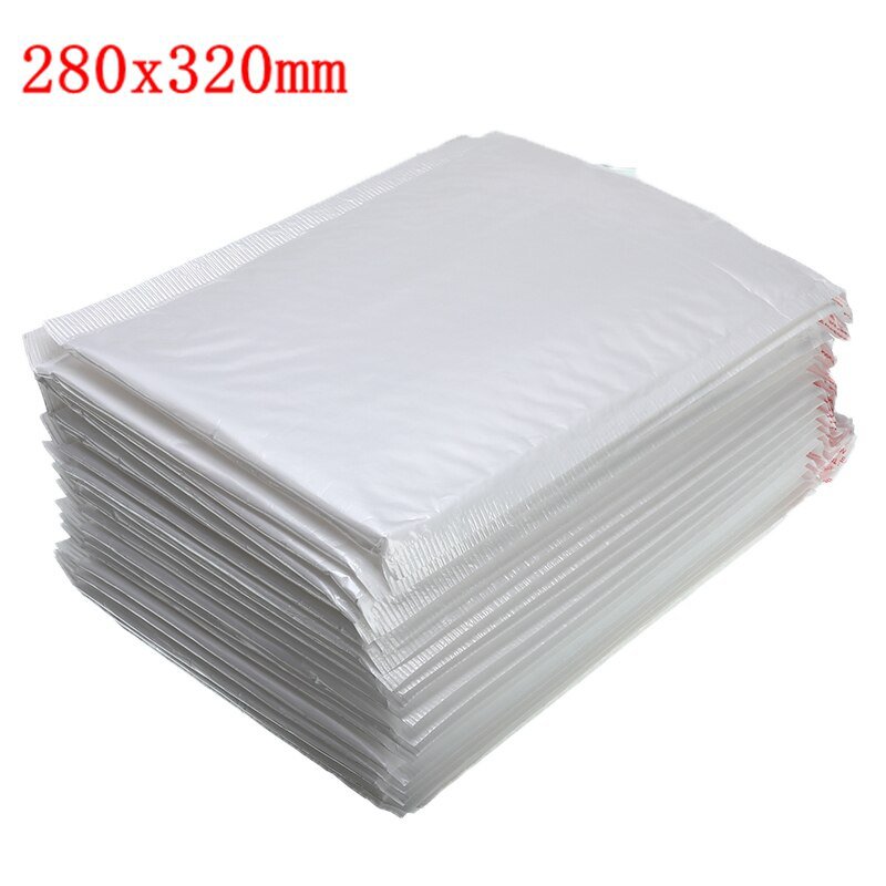 50 PCS/Lot White Foam Envelope Bags Self Seal Mailers Padded Shipping Envelopes With Bubble Mailing