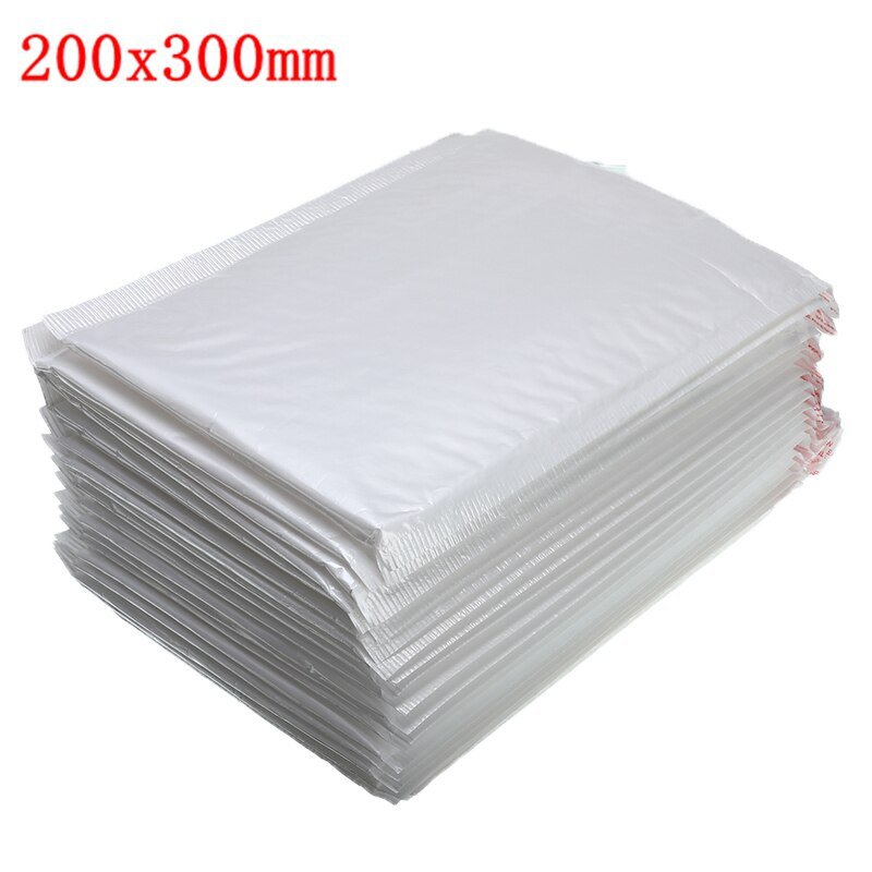 50 PCS/Lot White Foam Envelope Bags Self Seal Mailers Padded Shipping