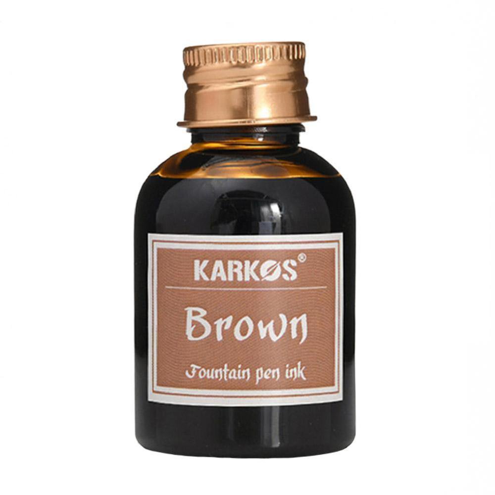 Pure Colorful 30ml Fountain Pen Ink Refilling Inks Stationery School - brown