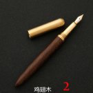 High Quality Luxury wood fountain pen ink pen nib 0.7mm caneta tinteiro Office Stylo plume Penna sti