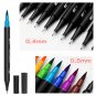 48/60/72/100 Color Watercolor Markers for Drawing Painting Set Professional Water Coloring Brush Pen