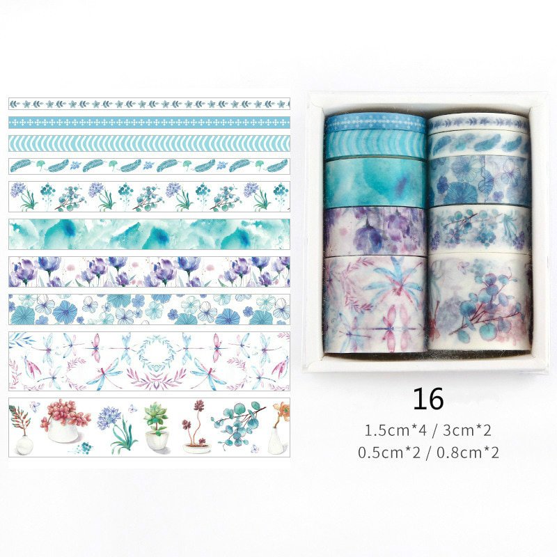 Mr Paper 26 Designs 10pcs/box Cute Cartoon Animals Washi Tapes Scrapbooking DIY Deco Creative Japane