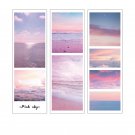 Mr.paper 3pcs/pack Ins Style Colorful Girlish Sunflower Sky Ocean Stickers Creative Bullet Journal S