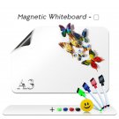 A3 Magnetic Weekly & Monthly Planner Whiteboard Fridge Magnet Flexible Daily Message Drawing Ref