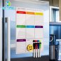 A3 Magnetic Weekly &amp; Monthly Planner Whiteboard Fridge Magnet Flexible Daily Message Drawing Ref