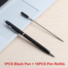 2/11/20/PCS Metal Ballpoint Pen 0.7mm Stainless Steel Ball Pen for School Gift Set Student Stationer