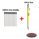 2/11/15/pcs 7colors novel Multifunctional Screwdriver Ballpoint Pen Touch Screen Gift Tool School of