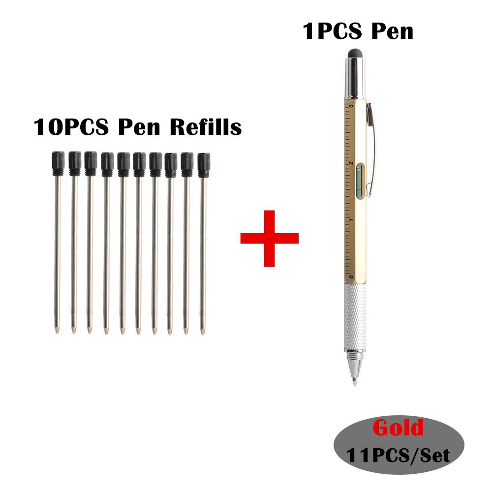 2/11/15/pcs 7colors novel Multifunctional Screwdriver Ballpoint Pen Touch Screen Gift Tool School of