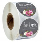 500pcs/roll thank you stickers seal labels handmade custom sticker scrapbooking for gift decoration 