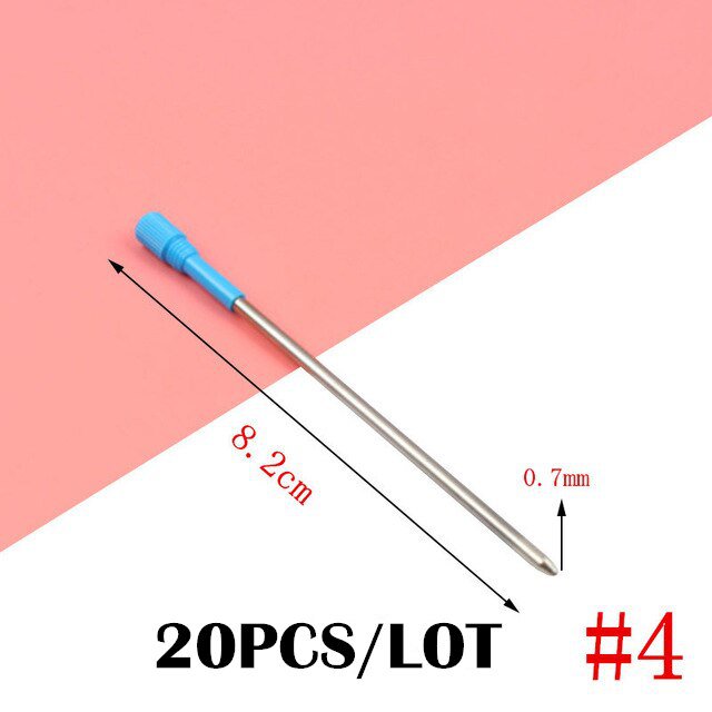 8/10/20/ Pen Refill Different Metal Ballpoint Pen Refills Office School Stationery Gifts Pen Choose