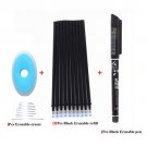 12/20 Pcs/Set 0.38mm Erasable Pen Refill for Office Signature Gel Pen Erasable Pen Blue/Black/Red In