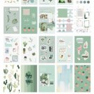 20 sheets/pack Plants & Planets Landscape Scrapbooking Stickers Aesthetic Paper Sticker Flakes S
