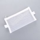 School Mesh Pencil Cases Kawaii Cute Solid Color Transparent Pencil box School Student pen bag Suppl