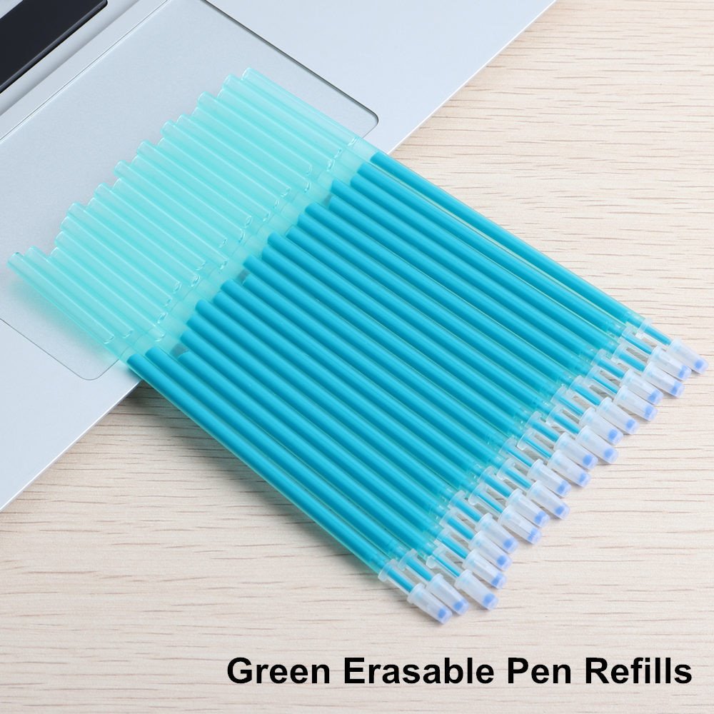 5/8/12 Office Gel Pen Set Erasable Refill Rod Erasable Pen Washable Handle 0.5mm Blue Black Green In