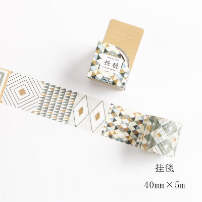 Leisure Time Series Washi Tape Adhesive Tape DIY Scrapbooking Sticker Label Masking Tape Student Sta