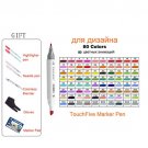 Alcohol Based Markers Touchfive for Drawing Painting Sketch Marker Pen Set Dual tip 30/40/60/80/168 