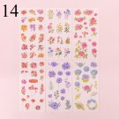 6Sheets Kawaii Stationery Stickers Cute Unicorn Flower Stickers Heart Adhesive Sticker For Kids Deco