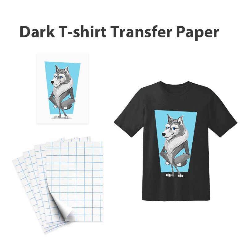 dark t shirt printing paper