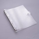 1Pc Transparent Color Plastic Clip File FolderA4/A5/A6/A7 Notebook Loose Leaf Ring Binder Planner Ag