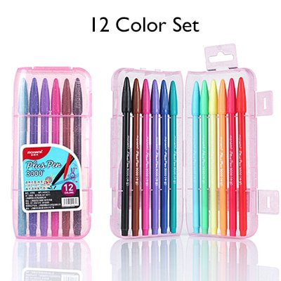 12/24/ 36 Color Gel Pens Monami Plus Pen Korean Stationery Canetas Papelaria Zakka Gift Office Mater