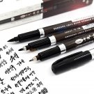 3 Pcs / Lot Calligraphy Pen for Signature Chinese Words Learning Brush Pens Set Art Marker Pens Stat