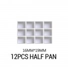 6/12/24/36/48Pcs Empty Watercolor Half Paint Pans for Artist Student Beginners Drawing Painting Tool