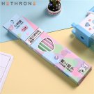 Hethrone 12pcs simple wooden pencils for school Student writing drawing pencil set crayons sketch gr