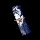 Vintage Retro Treasure Map Pencil Cases Luxury Roll Leather PU Pen Bag Pouch For Stationery School S
