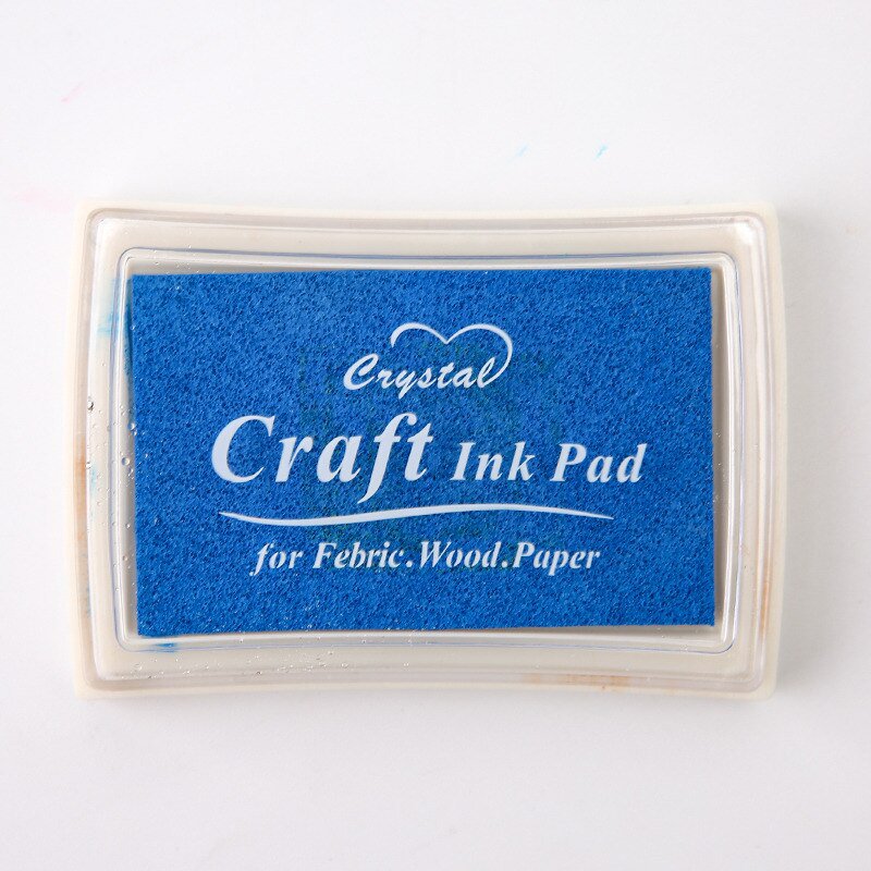 Mr Paper 15 Colors Inkpad Handmade DIY Craft Oil Based Ink Pad for Fabric Wood Paper Scrapbooking In