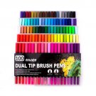 Watercolor Pen Brush Markers Dual Tip Fineliner Drawing for Coloring Art Markers 12 24 36 48 60 72 1