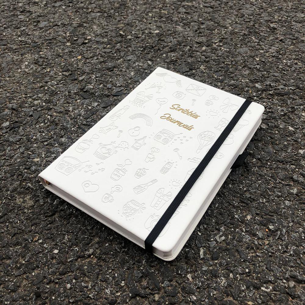 Hardcover Dotted Journal Dot Gird Notebook 160 Pages, Size 5.7X8.2 Inch, 160Gsm Ultra Thick Paper, D