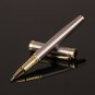 Luxury Metal Silver Black Signature Ballpoint Pens for Business Writing Office School Supplies Stati