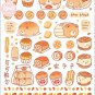 Mr.paper 1Pc/bag 6 Designs Cat Bear Drink Toast Bread  Deco Diary Stickers Scrapbooking Planner Deco