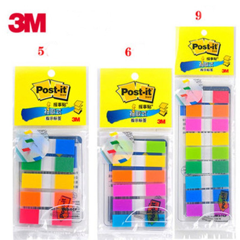Removable indicator label 683-9CF/6CF/5CF color pagination label memo pad sticky notes 3M post-it sa