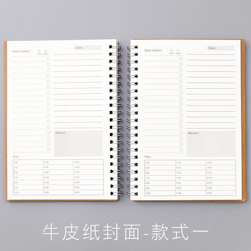 2020 2021 Notebooks Agendas Planner Diary Weekly Spiral Organizer Libretas A5 Note Books Monthly Kra
