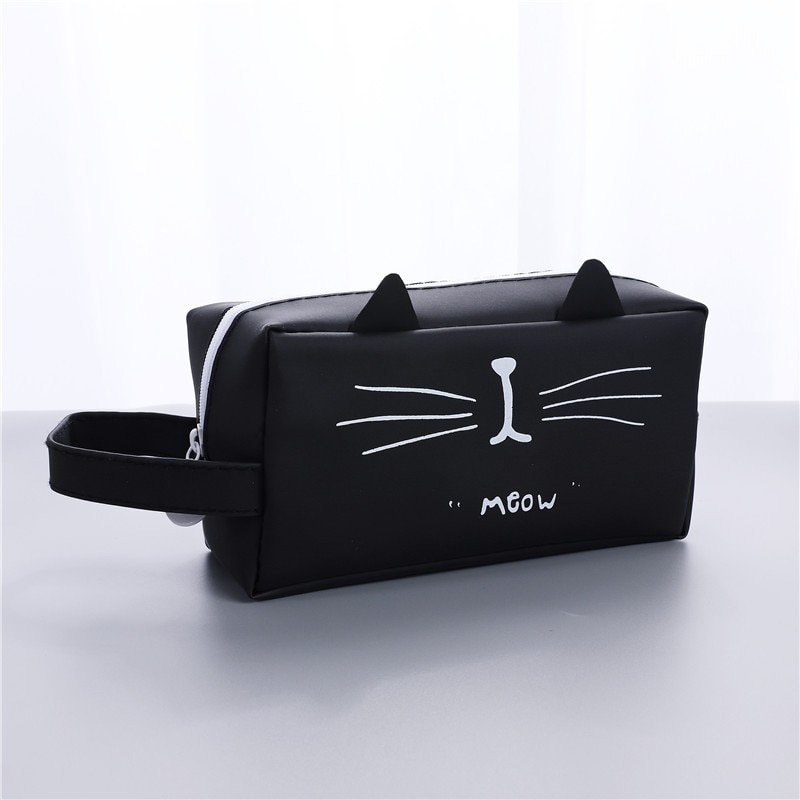 Creative Kawaii Cat School Pencil Cases Bags Cute Gel Pen Large Capacity Box Pouch Office School Sta