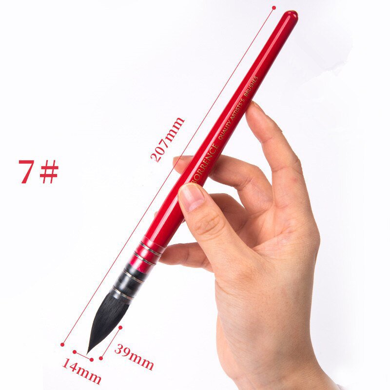 1Piece Squirrel's Hair Artist Watercolor Paint Brush High Quality Pointed Painting Brushes For Water