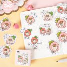 Mr.paper 45pcs/box 24 patterns Cute Children Stickers Scrapbooking Kawaii Cartoon Animals Strawberry