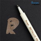 20 colors Metallic micron pen Detailed marking Metal marker for album black paper drawing School Art