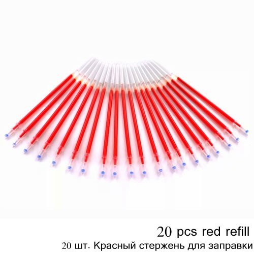 8 Pcs/set Red Blue Black ink Gel Pen 0.5mm Writing Neutral Pens Simple pen for Student School Offic