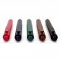 5pcs/box Kaco Retro Dark Colored Gel Pens Retractable 0.5mm Fine Point Dark-red/green/brown/blue Bla