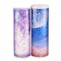 NBX  Multifunctional Pencil Box Large Capacity Pencil Cases Quicksand Translucent Creative Cylindric