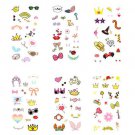 6 Pcs/set Journal Stickers Kawaii Unicorn Stickers Japanese Watercolor Painted Decoration Girls Stic