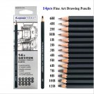 14Pcs/Set Drawing Pencil Set Wooden Professional Art Supplies Hard/Medium/Soft Sketch Charcoal Penci