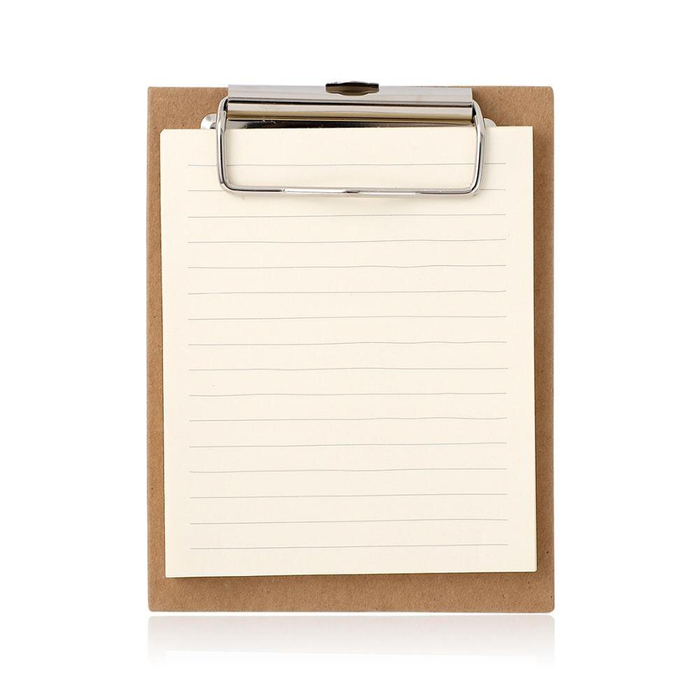 JIANWU Board Clip Note Clipboard Memo Pads Basic Color Loose-leaf Notebook Printed Simple note pad c